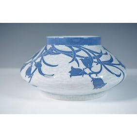 Gustavsberg by Ekberg and Wennerberg Sgraffito Art Deco Vase