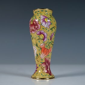 Moorcroft Enamel by Carol Yarnold Vase, Flowertine