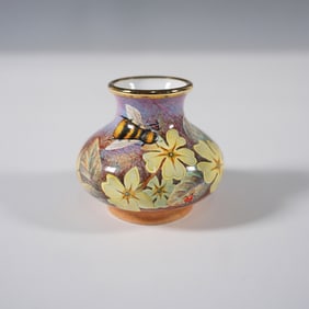 Moorcroft Enamel by Elizabeth Todd Bumblebee Vase