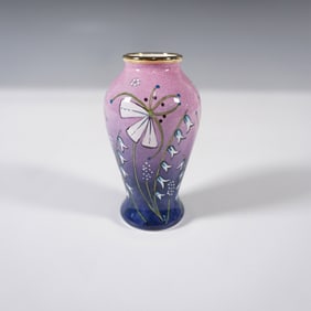 Moorcroft Enamel by Geoff Taylor Vase, Titania