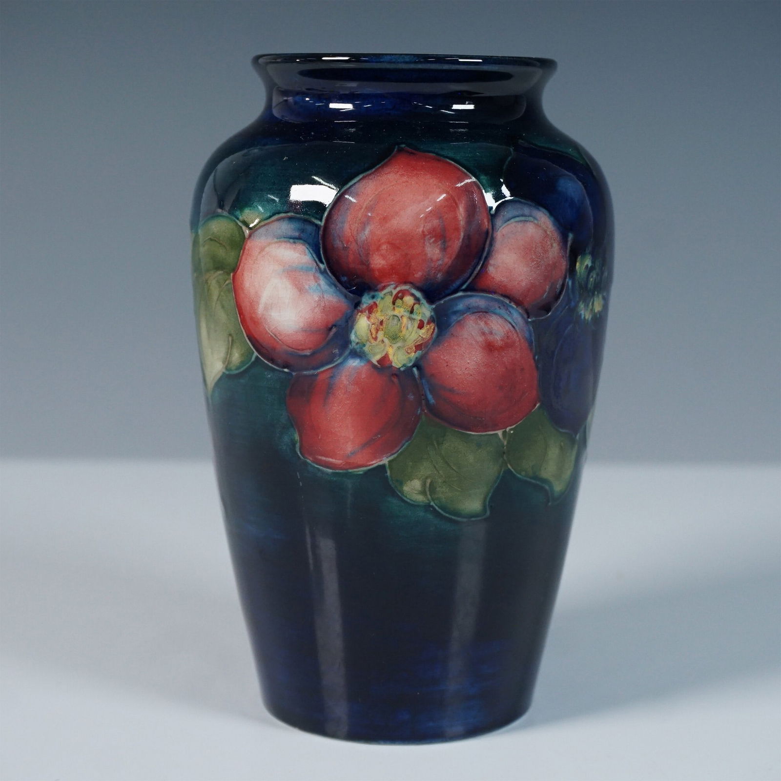 Moorcroft Pottery Small Vase, Clematis (1 of 4)