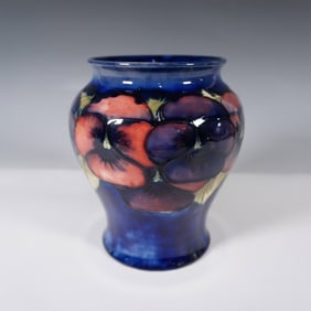 Moorcroft Pottery Vase, Pansy