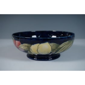 Moorcroft Pottery Bowl, Wisteria Plum