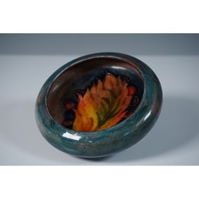 Moorcroft Pottery Small Bowl, Leaf and Berry
