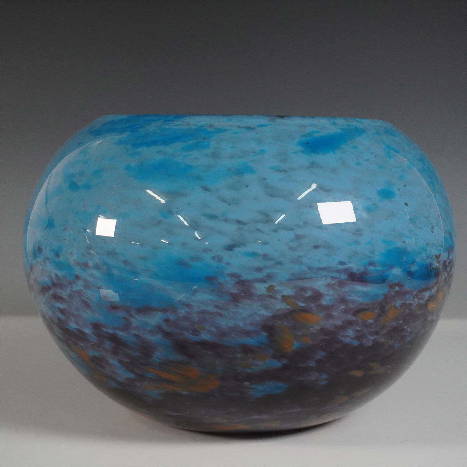 Schneider France Art Glass Bowl Vase (1 of 5)