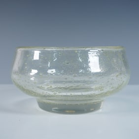 Schneider France Footed Glass Bowl