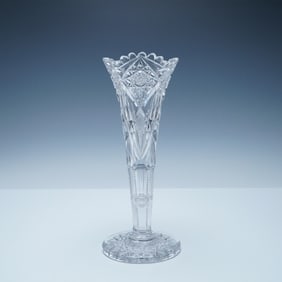American Brilliant Cut Crystal Vase