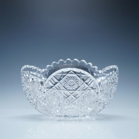 American Brilliant Cut Glass Bowl