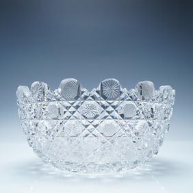 American Brilliant Cut Glass Bowl