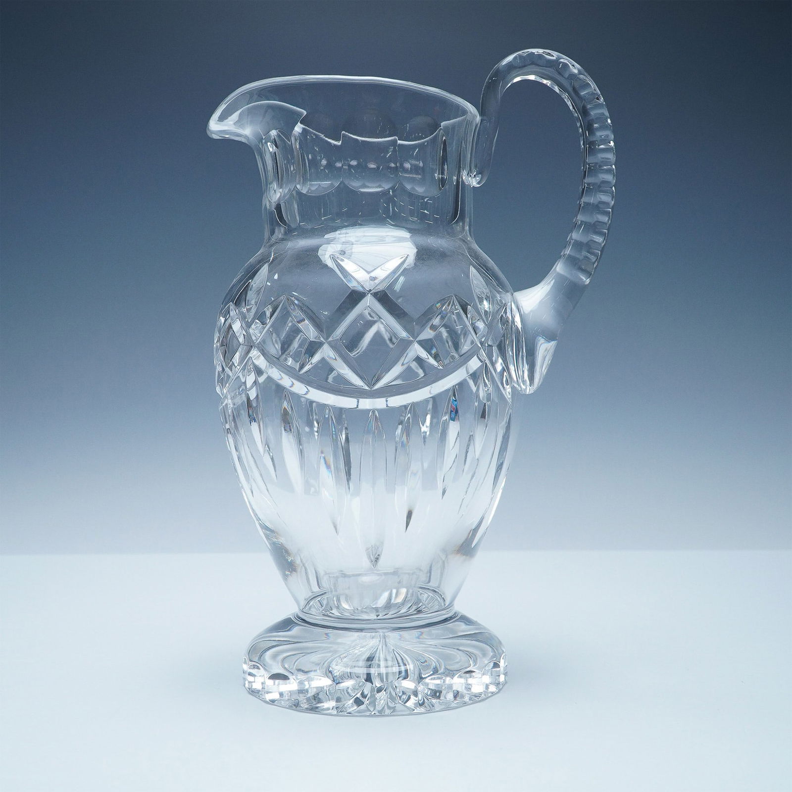 Tall Cut Crystal Water Pitcher (1 of 4)