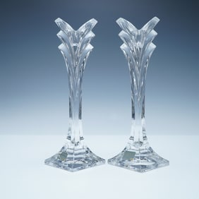Pair of Mikasa Crystal Candlesticks