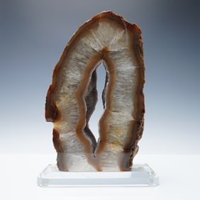 Agate Slice on Acrylic Base