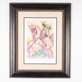 After Salvador Dali, Les Chevaux de Dali, Limited Edition Lithograph