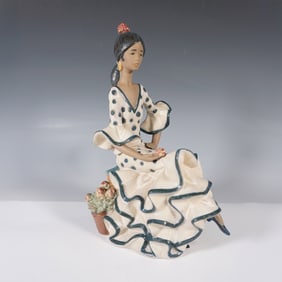 Lladro Porcelain Gres Figurine, Spanish Dancer 1012170