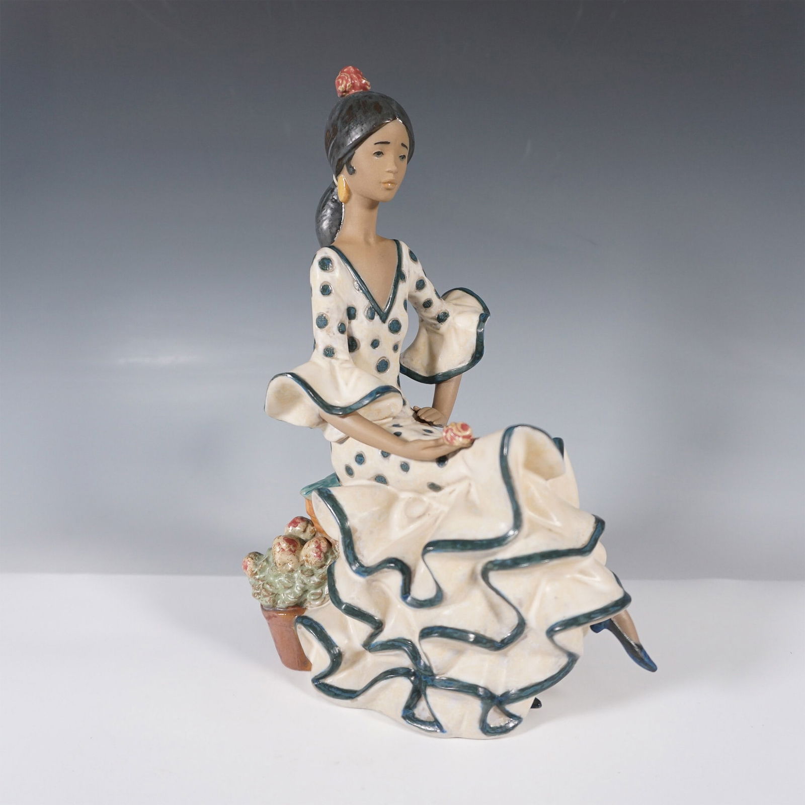 Lladro Porcelain Gres Figurine, Spanish Dancer 1012170 (1 of 5)