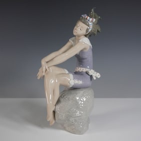 Lladro Bathing Beauty Figurine, 01005615 Signed by Artist with Box