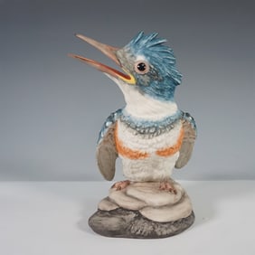 Boehm Porcelain Figurine, Hedgling Kingfisher
