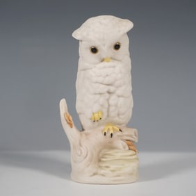 Cybis Bisque Snow Owl Figurine