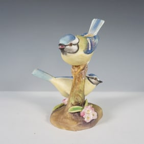 Royal Worcester Bone China Figurine, Blue Tits