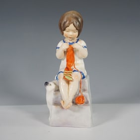 Royal Worcester Saturday's Child Figurine