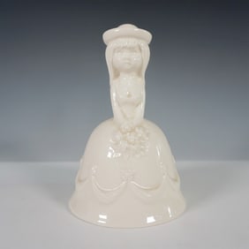 Goebel Germany White Porcelain Bride Figurine Bell