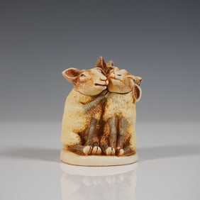 Harmony Kingdom "Mutton Chops" Treasure Jest Box Figurine