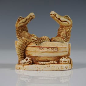 Harmony Kingdom Treasure Jest Box Figurine, Croc Pot