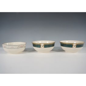 3pc Lenox Porcelain Bowls