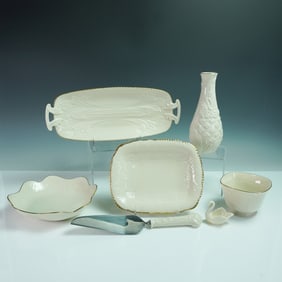 7pc Lenox Ivory Porcelain Tableware Collection