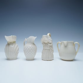 4pc Belleek Porcelain Creamer Collection