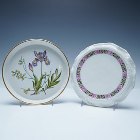 2pc C.T. Altwasser, and Spode Floral Motif Kitchenware