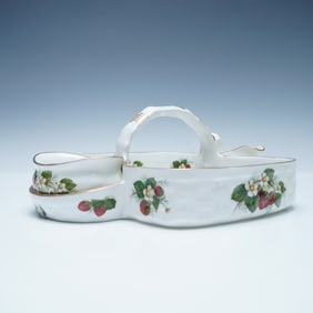 3pc Hammersley Strawberry Ripe Bone China Serving Set