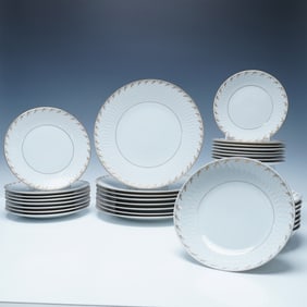 32pc Strafito Connoisseur by Sango Dinnerware, Piquant