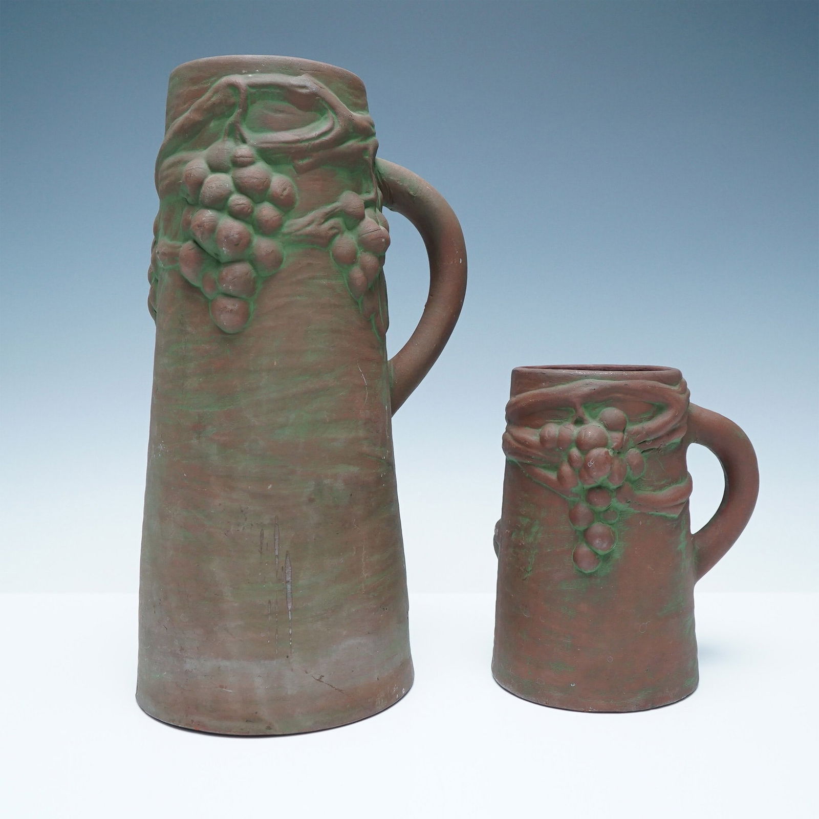 Moss Aztec Pottery Pitcher & Mug (1 of 3)