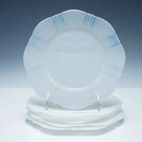 7pc MacBeth-Evans Salad Plate, American Sweetheart Monax - White