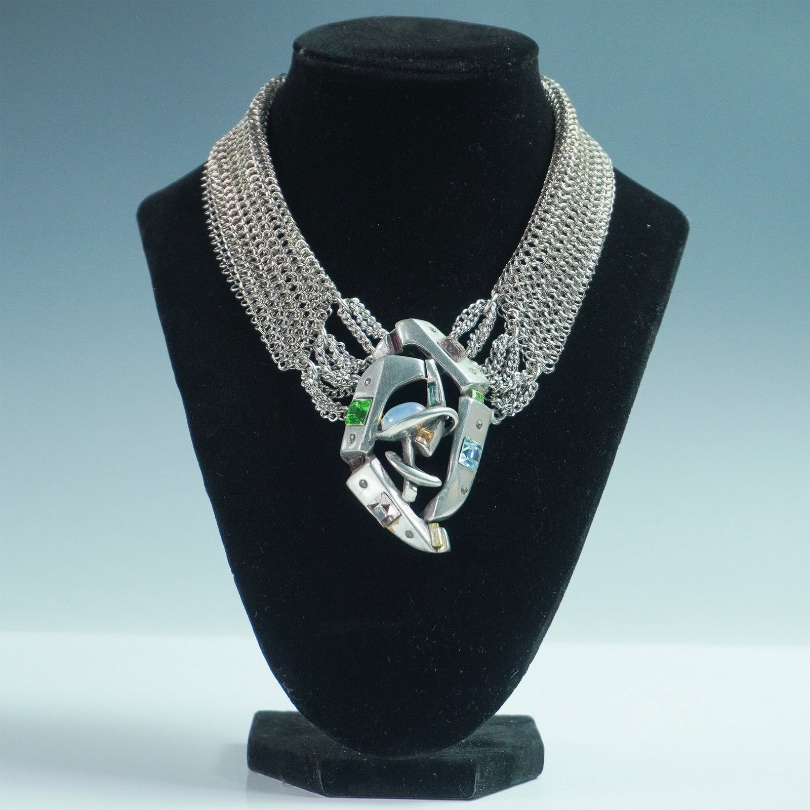 Connie Bates Multi Tango 15" Choker Necklace with Gemstones (1 of 5)