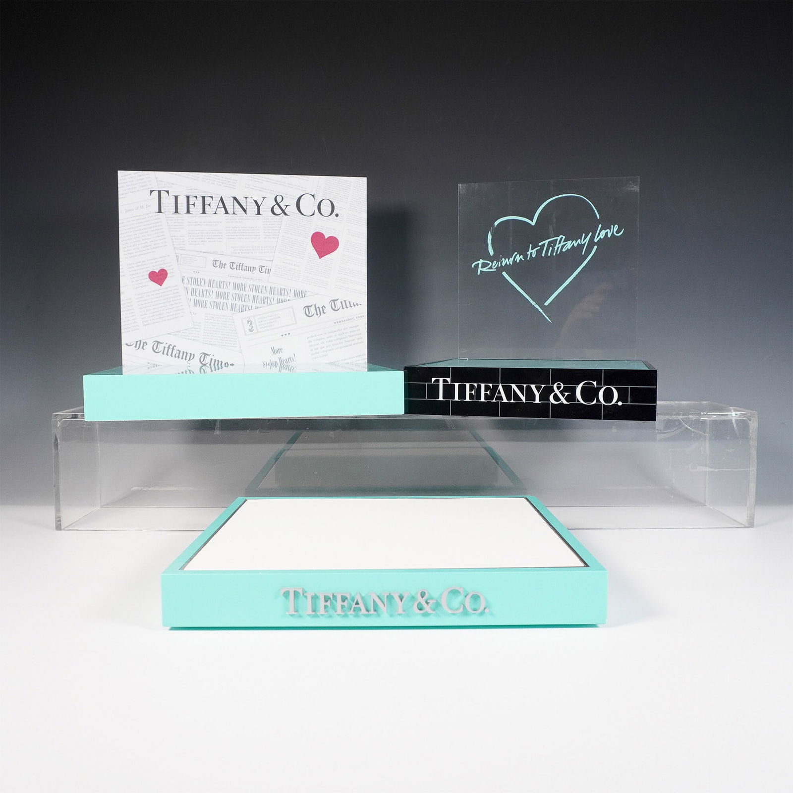 3pc Tiffany & Co. Display Stands (1 of 8)