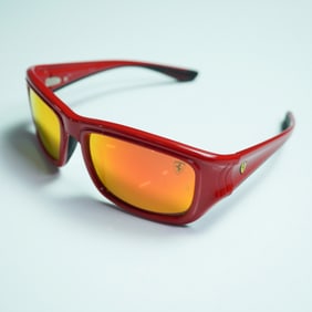 Ray-Ban Ferrari Limited Edition Red Wrap Sunglasses RB 4405-M