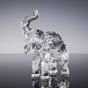 Swarovski Crystal Baby Elephant Figurine 191371
