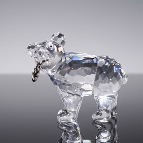 Swarovski Crystal Figurine, Grizzly Cub