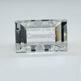 Swarovski Crystal Plaque, Wonders of the Sea