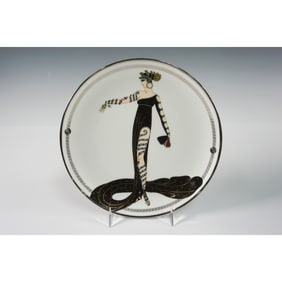Franklin Min House of Erte Plate, La Merveilleuse