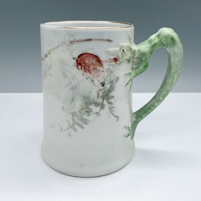 Heinrich & Co. Selb Bavaria Mug, Strawberries and Flowers