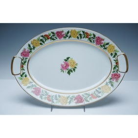 Mikado China Patio Pattern Serving Platter