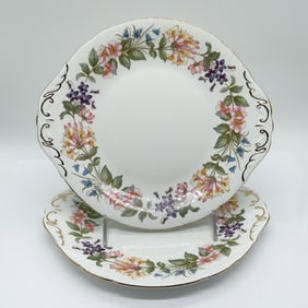 2pc Paragon Dinner Plates, Country Lane