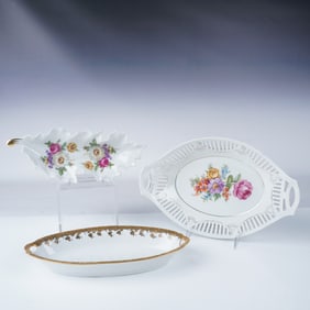 3pc German China Serving Bowls