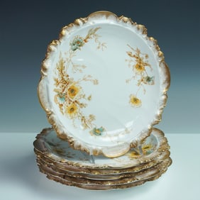 6pc Doulton Burslem Porcelain Dessert Plates