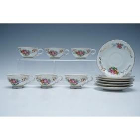 12pc SGK Occupied Japan Porcelain Tea Set