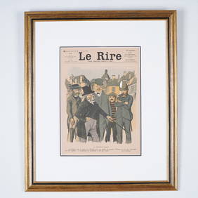 Le Rire Lithograph, June 13, 1903 (1 of 4)