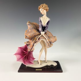 Florence Giuseppe Armani Sculpture, The Umbrella - Autumn